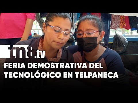 Feria demostrativa de los diversos cursos del INATEC en Telpaneca - Nicaragua
