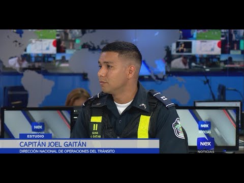 Entrevista Capitán Joel Gaitán - resultados de operativos viales en fin de semana
