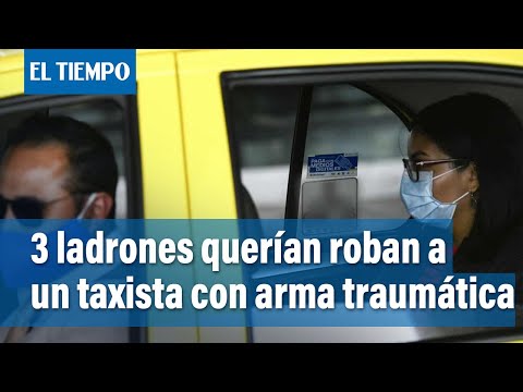 Dos hombres y una mujer retuvieron a un taxista para robarlo | El Tiempo