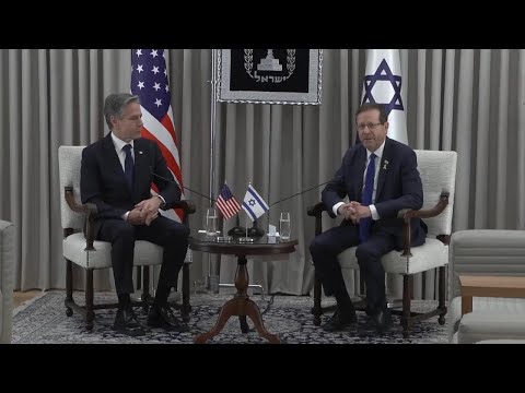 Israeli President Herzog thanks Blinken and Biden for ongoing support and 'deep friendship'