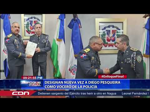 Designan nueva vez a Diego Pesqueira como vocero de la Policía