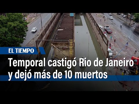 Temporal castigó Rio de Janeiro y dejó más de 10 muertos | El Tiempo