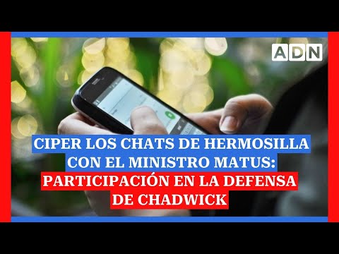 CIPER Los chats de Hermosilla con el ministro Matus: participación en la defensa de Chadwick