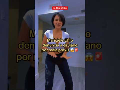 MARICIELO EFFIO DENUNCIA a cirujano por MALA PRAXIS #shorts