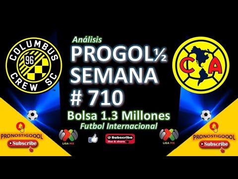 Progol Media Semana # 710 Bolsa Inicial de 1.3 MILLONES