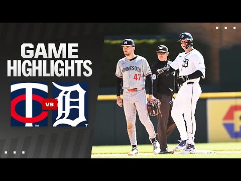 Twins vs. Tigers Game Highlights (4/13/24) | MLB Highlights