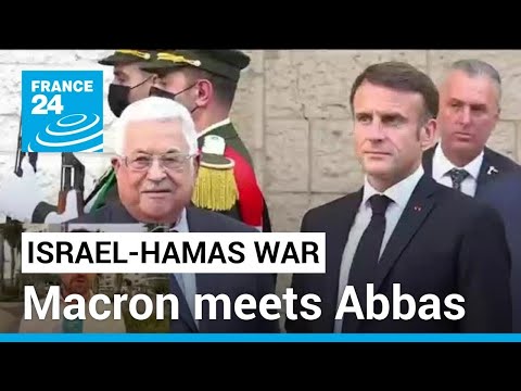 French President Macron meets with Palestinian leader Abbas in Ramallah • FRANCE 24 English