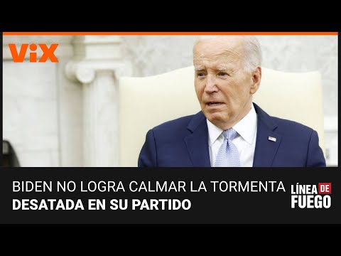 Demócratas temen que Biden pueda restar votos al partido en elecciones: análisis en Línea de Fuego