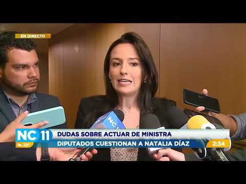 Diputados cuestionan a Natalia Díaz por no denunciar aparentes irregularidades en consultoría