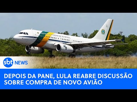 SBT News na TV: Pane na aeronave de Lula reabre discussão sobre compra de novo avião presidencial