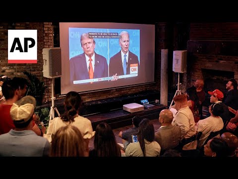 Presidential debate viewers on Biden and Trump's performances