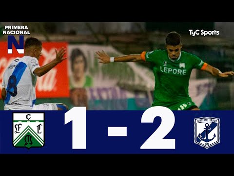 Ferro 1-2 Brown (PM) | Primera Nacional | Fecha 6 (Zona A)