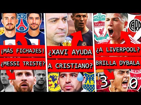 PSG compra 2 FICHAJES sorpresa ¿MESSI sin AMIGOS?+ XAVI ayuda CRISTIANO+ ENZO FERNANDEZ a LIVERPOOL?