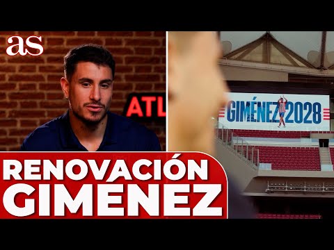 JOSE MARÍA GIMÉNEZ RENUEVA con el ATLÉTICO DE MADRID hasta 2028