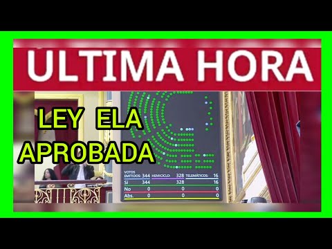 #ÚLTIMAHORA - LEY ELA APROBADA POR UNANIMIDAD