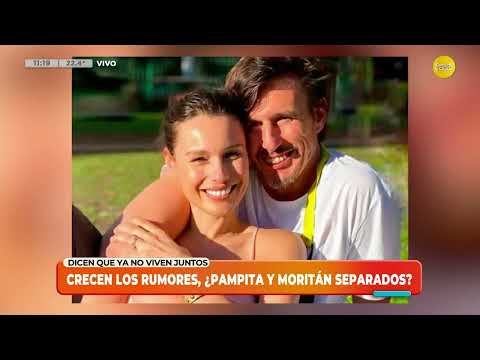 Crecen los rumores: ¿Pampita y Moritán están separados? ?LPELDM? 19-09-24