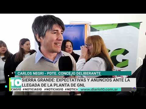 Sierra Grande: expectativas y anuncios ante la llegada de la planta de GNL