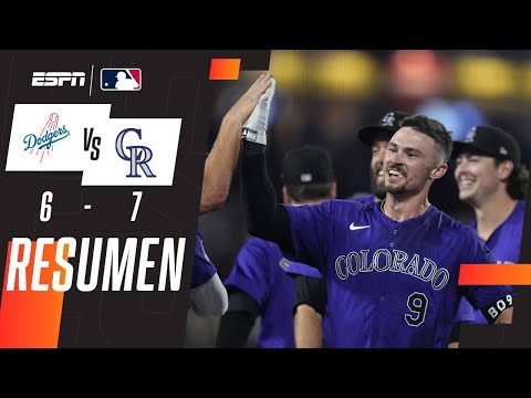 Resumen | Dodgers 6-7 Rockies | MLB