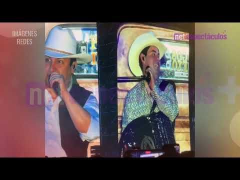 Julión Álvarez y Alfredo Olivas cortan corrido en Chihuahua para evitar multa