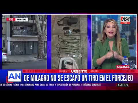 BELGRANO: ROBO, FORCEJEO Y CASI UNA TRAGEDIA CON UN BEBÉ DE SEIS MESES EN EL MEDIO