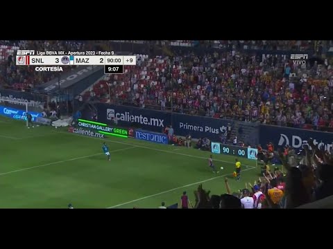Atlético de San Luis le gana 3 a 2 al Mazatlán