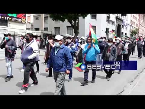 #Gremiales convocan a marcha  de protesta y  cabildo para el lunes 10 de octubre en La Paz.El Secr