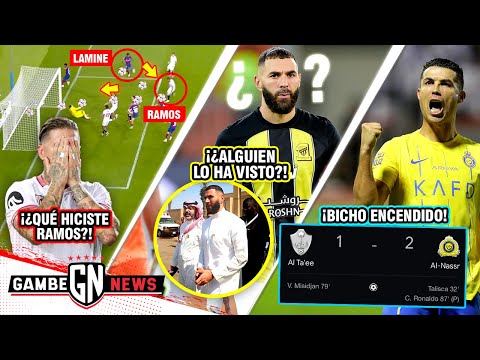 ¡LAMINE YAMAL PROVOCA OSO de RAMOS!|MISTERIOSA DESAPARICIÓN de BENZEMA|¡CR7 SALVADOR!