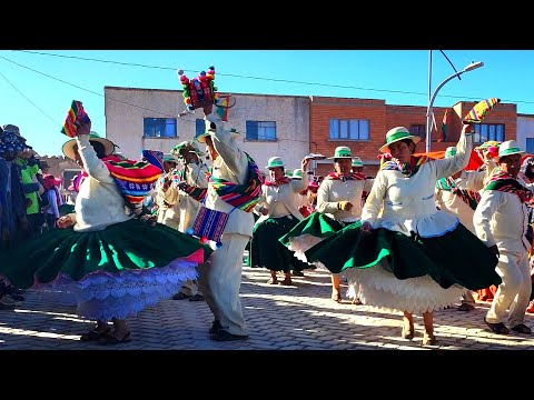 Espectacular TARQUEADA de Santiago de Callapa prov. Pacajes - La Paz, danzas autóctonas de Bolivia