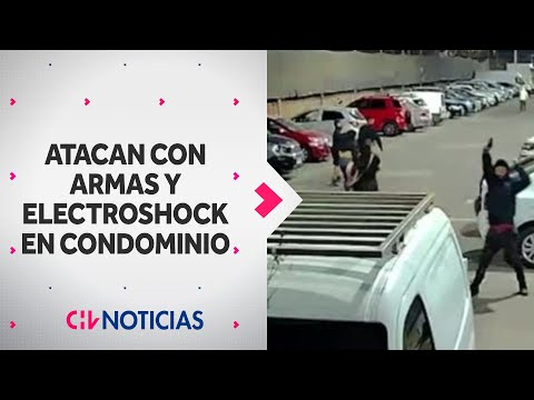 CON ARMAS DE FUEGO Y ELECTROSHOCK sujetos irrumpieron en edificio en La Granja - CHV Noticias