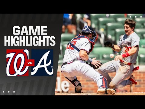 Nationals vs. Braves Game Highlights (8/25/24) | MLB Highlights