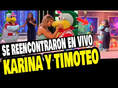 KARINA Y TIMOTEO SE REENCONTRARON DESPUES DE 11 AÑOS DE SU DESPEDIDA DE TV