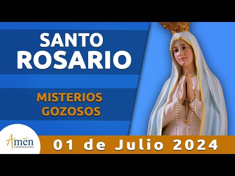 Santo Rosario Hoy Lunes 1 Julio 2024 l Padre Carlos Yepes l Misterios Gozosos