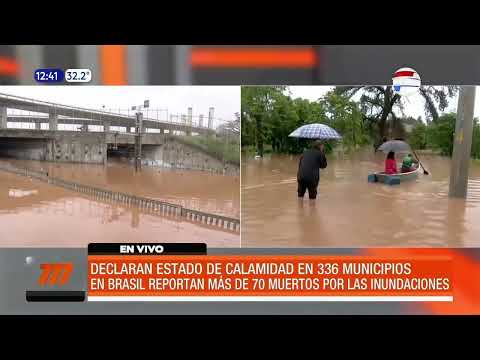 MUNDO - Declaran estado de calamidad en 336 municipios de Brasil