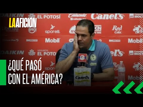 André Jardine habla tras la derrota del América: El partido fue trabado y San Luis se defendio