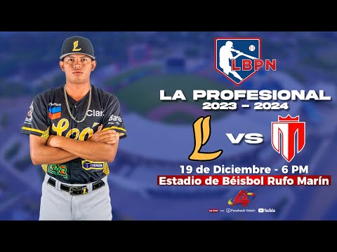 Leones de León VS Tren del Norte - Liga de Béisbol Profesional Nacional (LBPN) – 2023 - 2024