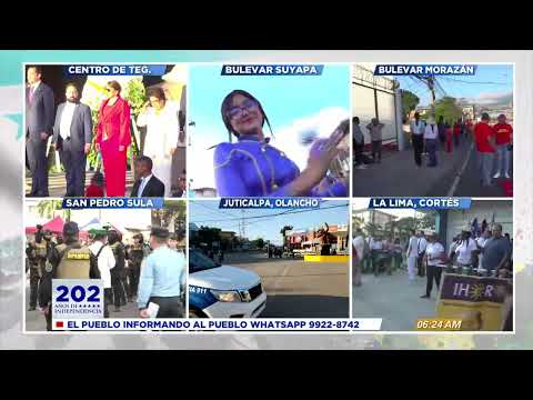 ¡VIVA HONDURAS! Grito de independencia dado por Presidenta Xiomara Castro de Zelaya