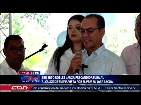 Eriberto Robles lanza precandidatura al alcalde de Buena Vista por el PRM en Jarabacoa