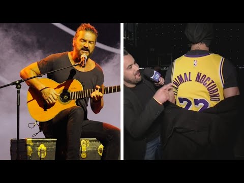 Ricardo Arjona recibió regalo de los Lakers