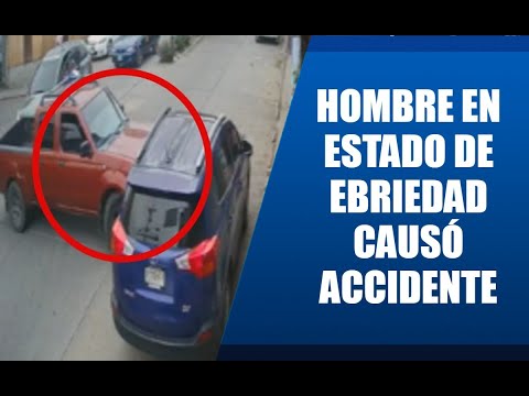 Sacatepéquez: Hombre en estado de ebriedad causó accidente