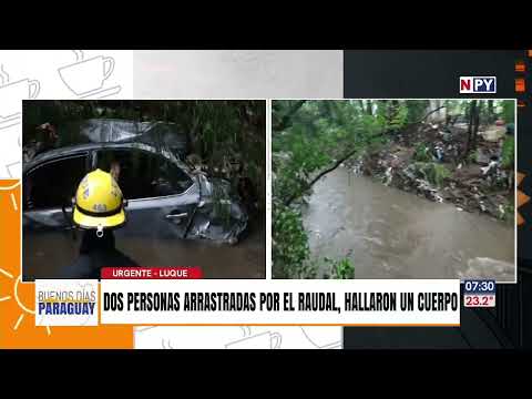 Madre e hija cayeron trágicamente a un cauce hídrico en Luque