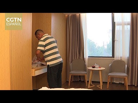 Relocalizados en hoteles residentes de aldeas en Xi'an