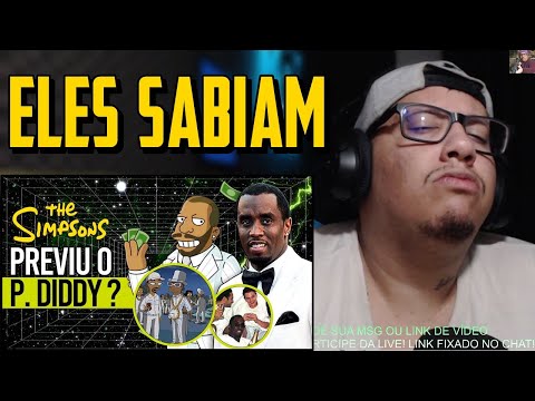 OS SIMPSONS Previu o Caso do PUFF DIDDY !!! (e eu posso provar) | Daniels Junior