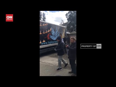 🔴Pagar Kedubes Rusia di Dublin Irlandia Ditabrak Truk