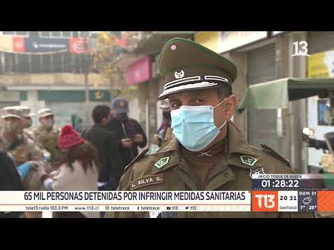 Coronavirus en Chile: 65 mil infractores de medidas sanitarias