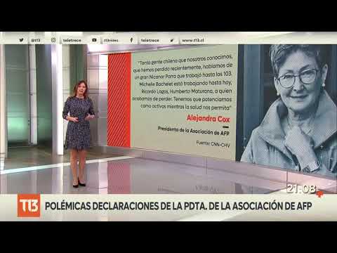 Presidenta de AFP habla de retrasar jubilación y argumenta: Nicanor Parra trabajó hasta los 103
