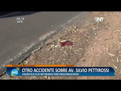 Otro accidente sobre la Avda Silvio Pettirossi