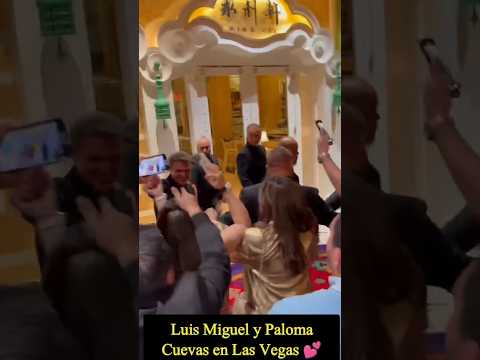 Luis Miguel y Paloma Cuevas en Las Vegas  #shorts #luismiguel #palomacuevas #lasvegas