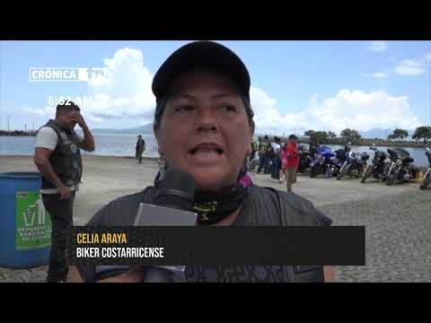 Motociclistas internacionales visitaron los destinos turísticos de Rivas