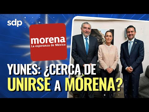 ¿ES o NO ES?  MIGUEL ÁNGEL YUNES aparece con CLAUDIA SHEINBAUM  y senadores de MORENA