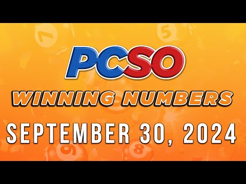 P33M Jackpot Grand Lotto 6/55, 2D, 3D, 4D, and Mega Lotto 6/45 | September 30, 2024